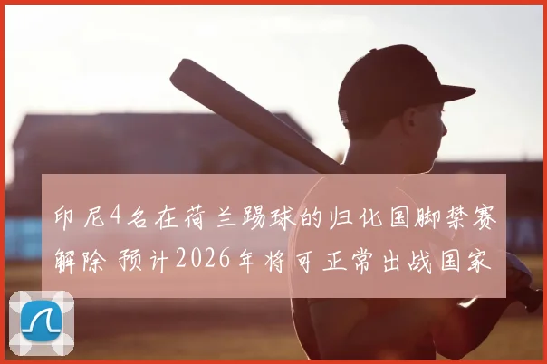 印尼4名在荷兰踢球的归化国脚禁赛解除 预计2026年将可正常出战国家队比赛